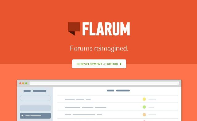 WebDesign Un Forum PHP léger rapide personnalisable et modulable - Flarum